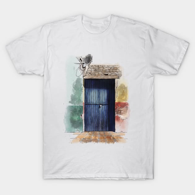 Door painting T-Shirt by hdesign66